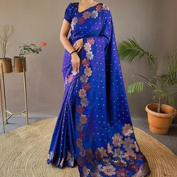 Moda Rapido Woven Design Banarasi Saree-picture-35