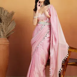 RACHNA Gotta Patti Tissue Designer Saree-picture-35