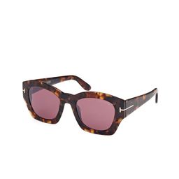 Tom Ford Unisex Havana Acetate Round Sunglasses with UV Protected Lens FT1083 52 52T-image-12