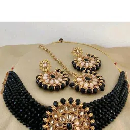 Anouk Women Black Jewellery Set-image-65