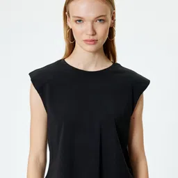 Koton Women Pockets T-shirt-image-14