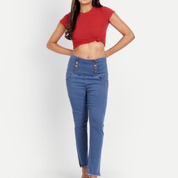 Moda Rapido Women Jean High-Rise Light Fade Stretchable Jeans-picture-30
