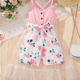 INCLUD Girls Floral Printed Fit & Flare Dress-image-45
