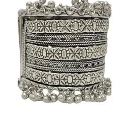 Sangria Oxidized Beaded Bangle-72