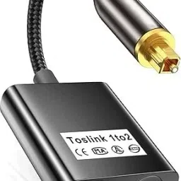 Digital Optical Audio Cable Splitter 1 in 2 Out Toslink Splitter splitter-image-51