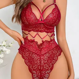 Krelin Net Baby Doll with High-Low-image-28