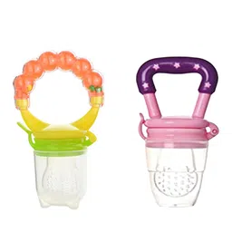 Kritiu Set Of 2 Rattel Silicone Food & Fruit Nibbler-24