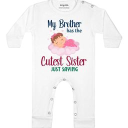 Arvesa Cutest Sister Printed Bodysuit-image-76