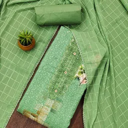 SHADOW & SAINING Embroidered Unstitched Dress Material-picture-7