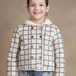 One Friday Girls Checked Tailored Jacket-picture-9