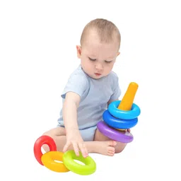 YK X Kids Mandi Kids Stacking Teddy Bear Face Ring Toy-15