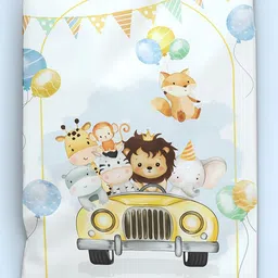 Fancy Fluff Blue & Yellow Cartoon Characters AC Room Single Bed Quilt-picture-34