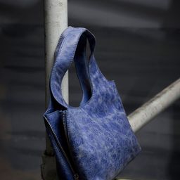 the Misnomer Unisex Textured Leather Mini Handheld Bag-image-63