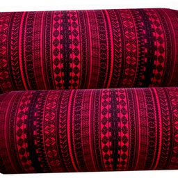 gkm Round Bolster Microfibre Abstract Bolster Pack of 2-picture-39