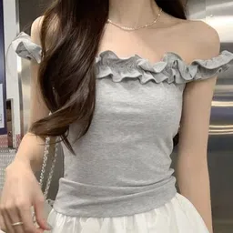 StyleCast x Revolte Women Off-Shoulder Crop Top-image-52