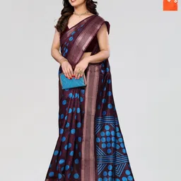 Moda Rapido Pack Of 2 Bandhani Printed Zari Saree-image-37