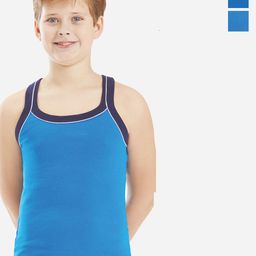Bodycare Kids Boys Pack Of 2 Soft Breathable Cotton Rib Vests KGA2014RBRD-60-image-109