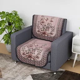 Aura Unisex Peach Sofa Covers-image-51