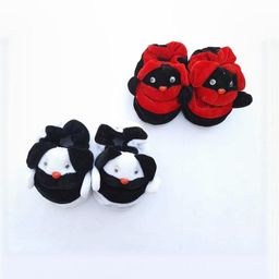 LMN CHILD CARE Pack of 2 Unisex Kids Cotton Booties-image-91