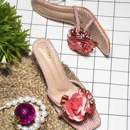 JM Looks Women Embellished Slim Heel Sandals-23