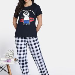Zivame Women Cartoon Characters Printed Night suit-image-27