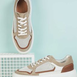 J.FONTINI Men Colourblocked Leather Sneakers-image-34