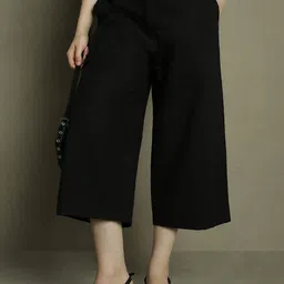DL Woman Women Flared Culottes Trousers-image-47