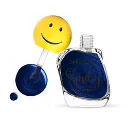 SHRYOAN Smily Ultra Glossy Long Lasting Nail Polish - 11 ml - Metallic Blue - 47-picture-35