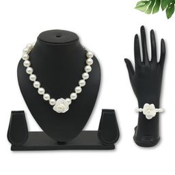 FUNKRAFTS Floral Pearl Beaded Jewellery Set-45
