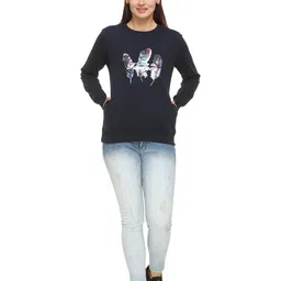 WOOL 4U Women Printed Sweatshirt-image-92