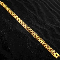 Dynamic Retail Global Men Gold-Plated Link Bracelet-image-46
