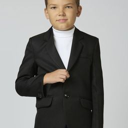 YK Boys Slim Fit Long Sleeve Single Breasted Elegance Blazer-35