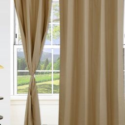 Dekor World Brown Set of 2 Door Curtain-44