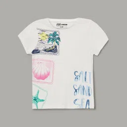 Fame Forever by Lifestyle Girls Graphic Printed Round Neck Cotton T-shirt-picture-45