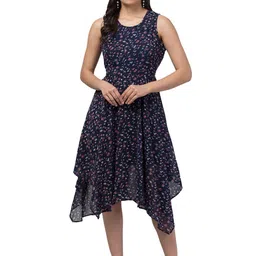 My Swag Women Floral Print Fit & Flare Dress-picture-21