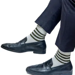 Milk&Whisky Men Striped Ankle Length Cotton Socks-image-55