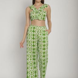 Blissence Printed Top & Trousers CoverUpSet-image-93