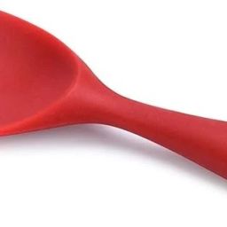 BKN-014R Non-Stick Rice Spoon Silicone Ladle Soup Spoon with Handle Silicone Serving Spoon-image-27