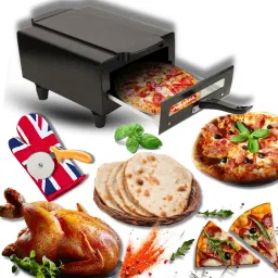 Advanced 14-Inch Tandoor | Oil-Free Cooking & Fast Heating for Tasty Meals Pizza Maker-39