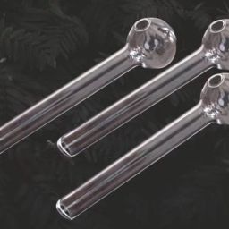 4 inch clear glass oil pipe for smoking Beer Bong Funnel-image-41