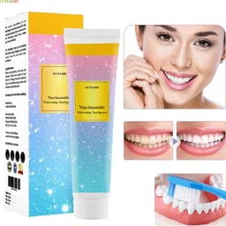 ayyiashi Bright Smile Enamel Booster Niacinamide Whitening Toothpaste Pack Toothpaste-picture-43