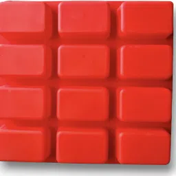 12 Cavity/Slots Silicone Soap Mould For Rectangle Soap, Candles, Cake, Resin Red Silicone Ice Cube Tray-14