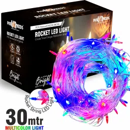 60 LEDs 30 m Multicolor Color Changing Bulb Rice Lights-image-97