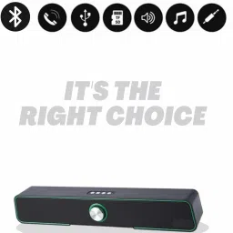 FRONY 10W Bluetooth Soundbar with 4 Hours Wireless Playback Bluetooth SpeakersUL944 10 W Bluetooth Soundbar image 4
