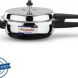 BUTTERFLY 4.5 LITRE PRESSURE PAN BLUELINE 4.5 L Induction Bottom Pressure Pan-11