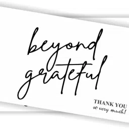 Beyond Grateful Thank You Cards Perfect for: Wedding, Birthday Greeting Card-image-35