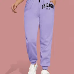 Women Solid Green Track Pants-image-3