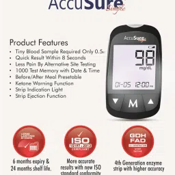 accusure Simple Glucometer image 3