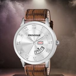 provogue Day and Date Analog Watch - For Men PRV-117-SILVER-picture-41