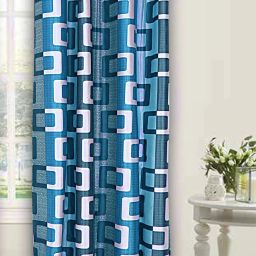 213 cm (7 ft) Polyester Semi Transparent Door Curtain Single Curtain-image-52